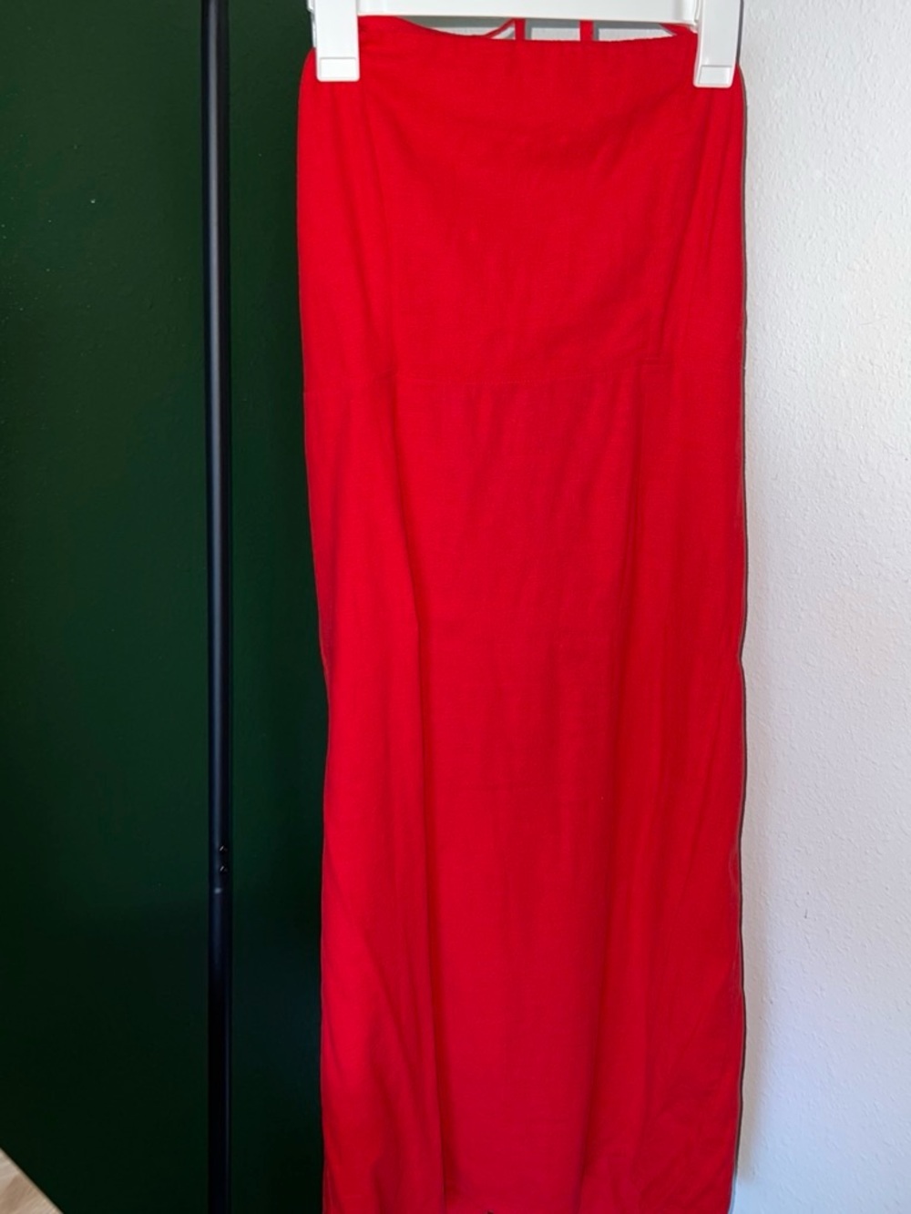 Red Women’s linen dress